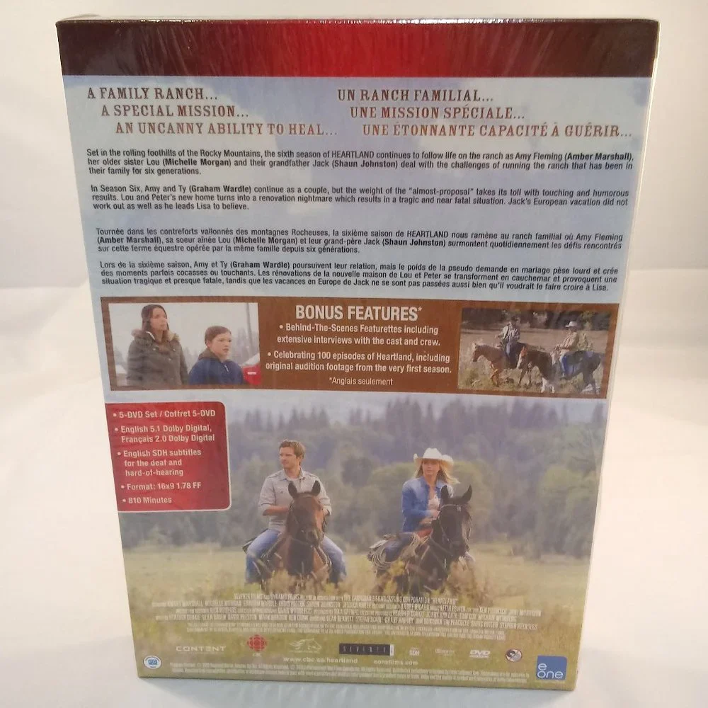 Heartland Complete 6th Sixth Season 6 Brand New Sealed 5-DISC DVD Box Set Gift - Picture 4 of 6